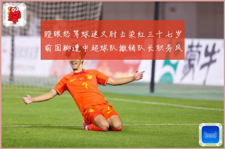 瞪眼怒骂球迷又肘击染红三十七岁前国脚遭中超球队撤销队长职务风战术观察：最新赛事动态与深度分析